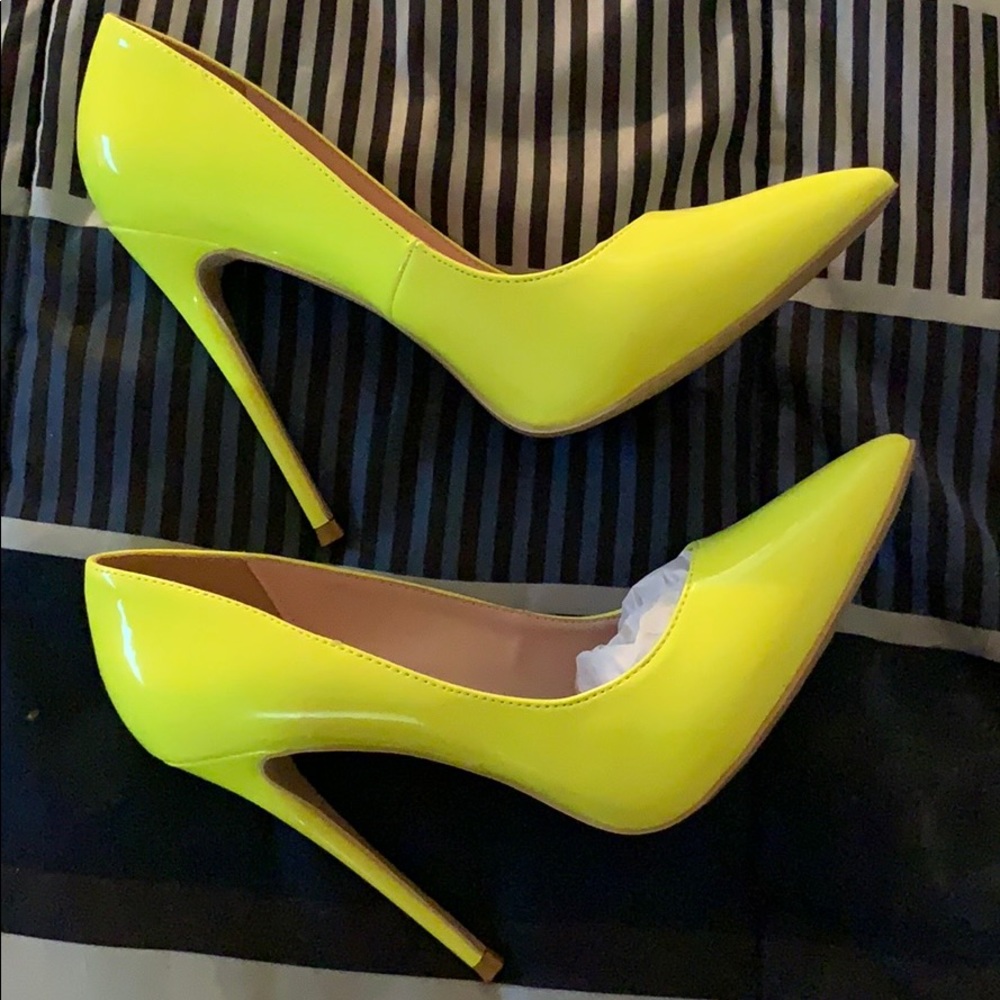 Neon heels